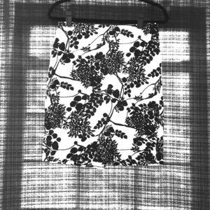 Talbot's Floral Stretch Pencil Skirt